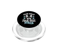 Four Paws Two Feet One Team Funny Dog Trainer Training PopSockets PopGrip for MagSafe