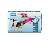 Four Paws Wee-Wee Disposable Dog Diapers Diaper Medium(12 Count)