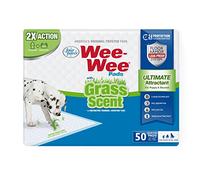 Four Paws Wee-Wee Grass Scented Puppy Pads 50 Count Standard 22" x 23"
