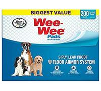 Four Paws Wee-Wee Pads for Dogs, 22x23 Inch, 200 Count, 2 Pack