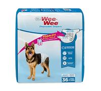 Four Paws Wee-Wee Super Absorbent Disposable Dog Diapers, Large (36 Count)