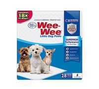 Four Paws Wee-Wee Superior Performance Pee Pads for Dogs & Puppies, with 6-Layer Leak Proof Technology, for House Training - Large, 42cm x 60cm (16.5" x 23.5"), (28 Count)