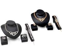 Four-Piece Mandorla Set Made with Crystals from Swarovski®: One of Each/Two