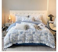 Four Piece Set On The Bed, Double-sided Velvet, Warm, Thickened Coral Flannel Bed Sheet, Quilt Cover, Bedding