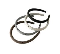Four-piece set - polka dot fine hairband, high-end all-purpose headband, head-mounted anti-slip hairpin