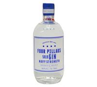 Four Pillars Navy Strength Gin, 70 ward Winning Premium Australian Gin - With 9 Signature Botanicals, Fresh Ginger and Turmeric - Ideal for cocktails