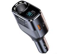 Four Port 45W Car Charger for Fast Charging of Multiple USB Devices in Your Car