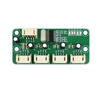 Four Port USB Hub Module for Electronics Repair, 5V Circuit Board with LED Lights and Current Limit Layout for Projects USB Splitter