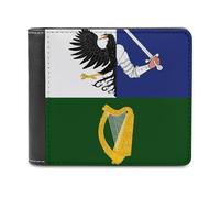 Four Provinces of Ireland Flag Printed Wallets Bifold Wallet Change Cash Bag with Multiple Card Slots for Men and Women