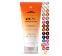 FOUR REASONS Color Mask INTENSE Orange (27 colours) - Intensive Toning Treatment - Colour Depositing Conditioner - Semi Permanent Orange Hair Dye for Lightened and Coloured Hair, 100% Vegan, 200 ml