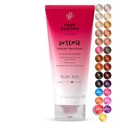 FOUR REASONS Color Mask INTENSE Ruby Red (27 shades) - Semi Permanent Red Hair Dye for Lightened and Coloured Hair, Intensive Toning Treatment, 100% Vegan Conditioner - Cruelty Free, 200 ml