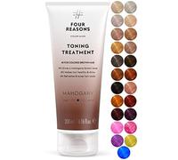 Four Reasons Color Mask - Mahogany 27 Colors) Toning Treatment, Color Depositing Conditioner, Tone & Enhance Color-Treated Hair - Semi Permanent Hair Dye, Vegan and Cruelty-Free, 6.76 fl oz