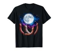 Four Sausage Moon Meme Mysterious Space Bratwurst T-Shirt