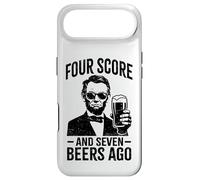 Four Score and Seven Beers Ago - Funny Lincoln Drinking Beer Case for iPhone Air
