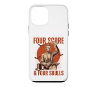 Four Score & Four Skulls Lincoln History Teacher Case for iPhone 12 mini