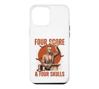 Four Score & Four Skulls Lincoln History Teacher Case for iPhone 12 Pro Max