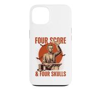 Four Score & Four Skulls Lincoln History Teacher Case for iPhone 13