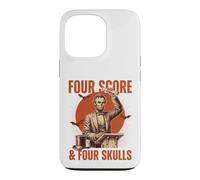 Four Score & Four Skulls Lincoln History Teacher Case for iPhone 13 Pro