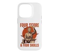 Four Score & Four Skulls Lincoln History Teacher Case for iPhone 14 Pro