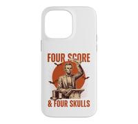 Four Score & Four Skulls Lincoln History Teacher Case for iPhone 14 Pro Max