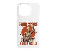 Four Score & Four Skulls Lincoln History Teacher Case for iPhone 15 Pro Max