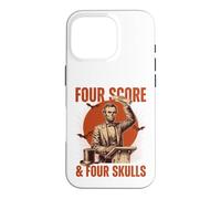 Four Score & Four Skulls Lincoln History Teacher Case for iPhone 16 Pro