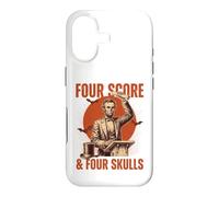 Four Score & Four Skulls Lincoln History Teacher Case for iPhone 17