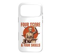 Four Score & Four Skulls Lincoln History Teacher Case for iPhone 17 Pro Max