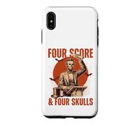 Four Score & Four Skulls Lincoln History Teacher Case for iPhone XS Max