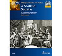 Four Scottish Sonatas: For Violin and Keyboard, with Optional Cello - Score and Parts