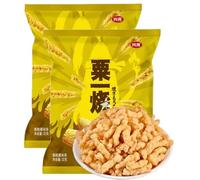 Four Seas Grill-A-Corn Puffed Corn Sticks Snacks 80g (Pack of 2) - Barbecue Flavour