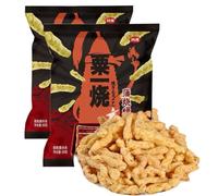 Four Seas Grill-A-Corn Puffed Corn Sticks Snacks 80g (Pack of 2) - Grilled Eel Flavour