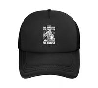 Four Season Baseball caps for Men and Women T Im Not The Monster You Think I Am Worse Tee Sun Cap Summer Baseball Cap