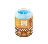 Four Season Pastel Reusable Paw Cleaning Cup Soft Silicone Brush Feet Bathing Brush Gently Cleans Paws After Walks