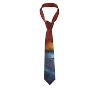 Four Season Tree Of Life Men'S Tie, Men'S Slim Printed Tie For Wedding, Groom, Best Man, Mission, Prom, Gift.
