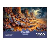 Four Seasons 1000-Piece Panoramic Puzzle - A Wide, Breathtaking Jigsaw for Adults & Patient Older Kids. Captures Four Landscapes in One, Offering An Extended Challenge.