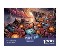 Four Seasons 1000-Piece Panoramic Puzzle - A Wide, Breathtaking Jigsaw for Adults & Patient Older Kids. Captures Four Landscapes in One, Offering An Extended Challenge.