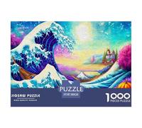 Four Seasons 1000-Piece Panoramic Puzzle - A Wide, Breathtaking Jigsaw for Adults & Patient Older Kids. Captures Four Landscapes in One, Offering An Extended Challenge.