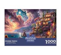 Four Seasons 1000-Piece Panoramic Puzzle - A Wide, Breathtaking Jigsaw for Adults & Patient Older Kids. Captures Four Landscapes in One, Offering An Extended Challenge.