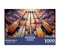 Four Seasons 1000-Piece Panoramic Puzzle - A Wide, Breathtaking Jigsaw for Adults & Patient Older Kids. Captures Four Landscapes in One, Offering An Extended Challenge.