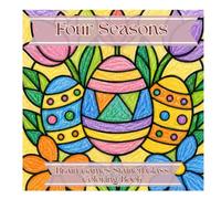 Four Seasons: Brain Games Staned Glass Coloring Book