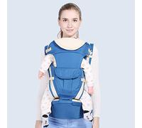 Four Seasons Breathable Baby Carrier Multi-Functional Baby Waist Stool Three-in-one Diagonal Strap (Sapphire)
