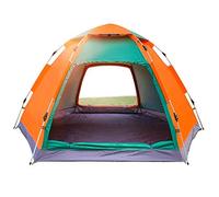 Four Seasons Family Camping Tent for 3-4 Persons, Pop Up Tent Waterproof Sun Shade Easy Set Up for Beach/Hiking/Backpacking/Fishing Instant Sun Shelter