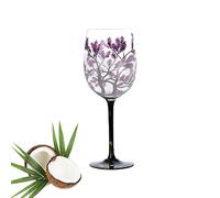 Four Seasons Painted Wine Glasses | Four Seasons Tree Artisan Painted Glasses - Hand Painted Art Wine Glasses, Glassware Gift Ideas for White Wine, Red Wine, Cocktails