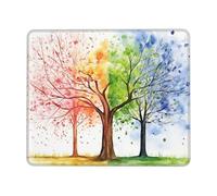 Four Seasons Spring Tree Mouse Pad Waterproof Gaming Mousepad for Office Computer Mousepads for Desk Pad with Non-Slip Rubber Base Washable Cloth Mouse Mat 7.9 x 9.5 in