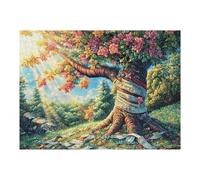 Four Seasons Tree Forest Nature Outdoor Creative 500 Piece Jigsaw Puzzle for Adults Jigsaw After School Activity for Teens Stress Buster Whimsical Gift Idea Stylish Home Decor 500 PCS
