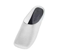 Four Shoes Square Head Design Women's Shoes Fashionable Outside Wear High Value Flat Four Can Be Worn Soft Sole Not Tired Feet Long Hooded Robes Zip up for Women with Slippers (White, 4)