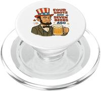 Four Shots And Seven Beers Ago, Funny 4th Of July PopSockets PopGrip for MagSafe
