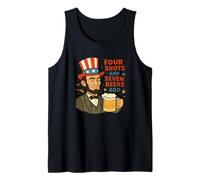 Four Shots and Seven Beers Ago, Funny 4th of July Tank Top