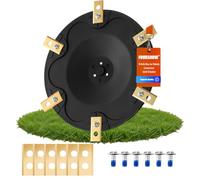 Four Show [Upgrade] Blade Disc + 6 Pcs Blades Compatible with DREAME | MOVA & DCK, Robotic Lawn Mower Knife Disc, Lawn Robot Rotary Disc
